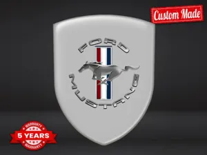 Ford Mustang Pegatina Con Relieve Coche Limitada Diseño Estilizado